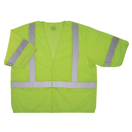 GLOWEAR BY ERGODYNE Hi Vis Breakaway Safety Vest, Lime, L/XL 8315BA